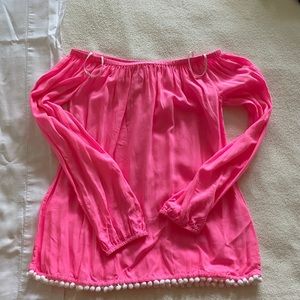 Pink cotton Lilly blouse